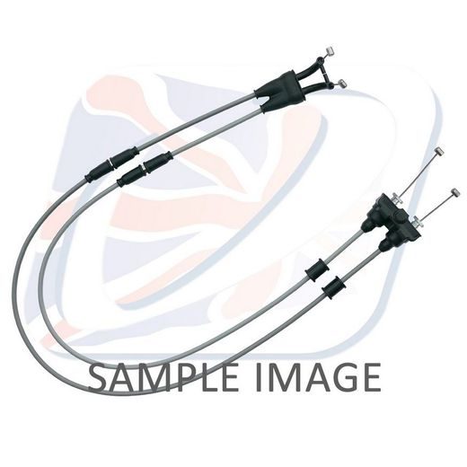 THROTTLE CABLES (PAIR) VENHILL Y01-4-077-GY FEATHERLIGHT SIVA
