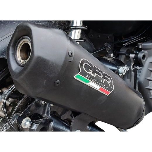 SLIP-ON EXHAUST GPR PENTAROAD BM.109.CAT.PE.BL MATTE BLACK INCLUDING REMOVABLE DB KILLER, LINK PIPE AND CATALYST