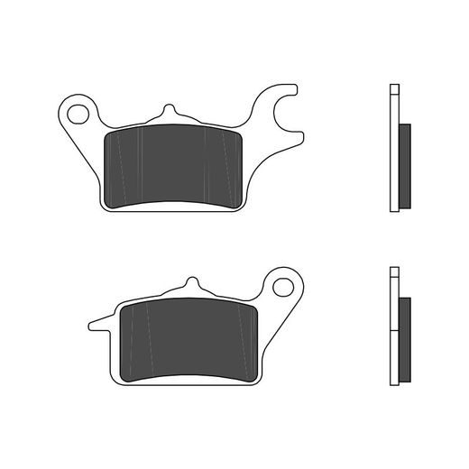 ZAVORNE OBLOGE BREMBO 07102 CC SCOOTER