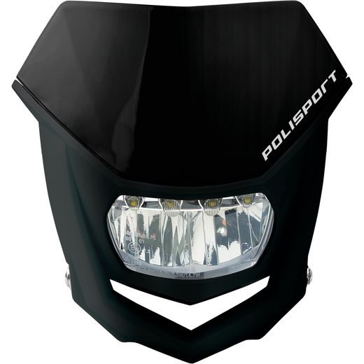 HEADLIGHT POLISPORT HALO 8667100011 LED BLACK/BLACK