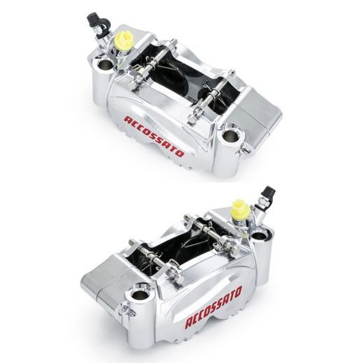 RADIAL BILLET 2-PIECE CALIPER ACCOSSATO PZ011 - DISTANCE 100 MM PISTON IN ALUMINIUM