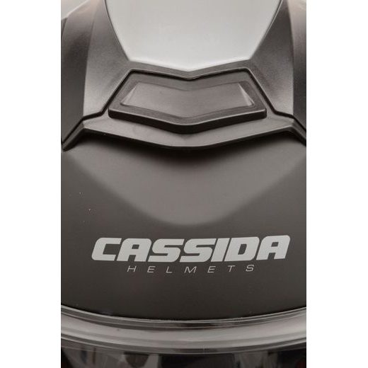 INTEGRALNA ČELADA CASSIDA VELOCITY ST 2.1 TITANIUM SILVER / BLACK 2XL