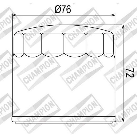OLJNI FILTER CHAMPION COF053 100609105