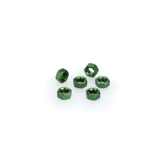 NUTS PUIG ANODIZED 0763V ZELENA M5 (6PCS)