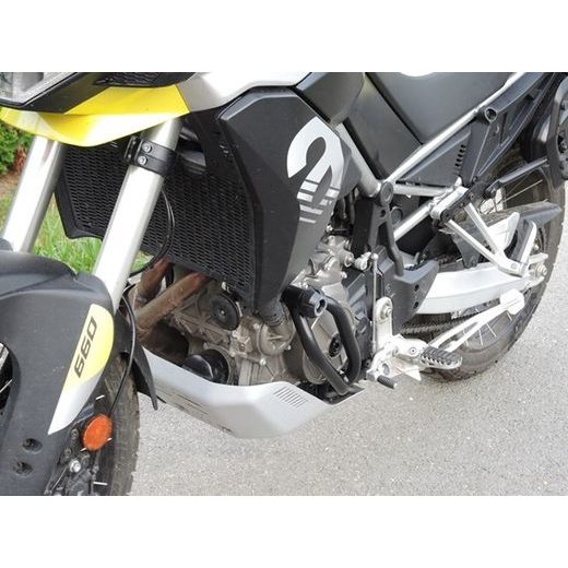 ENGINE GUARDS RDMOTO CF167KD ČRN (LOWER FRAMES WITH PROTECTORS)