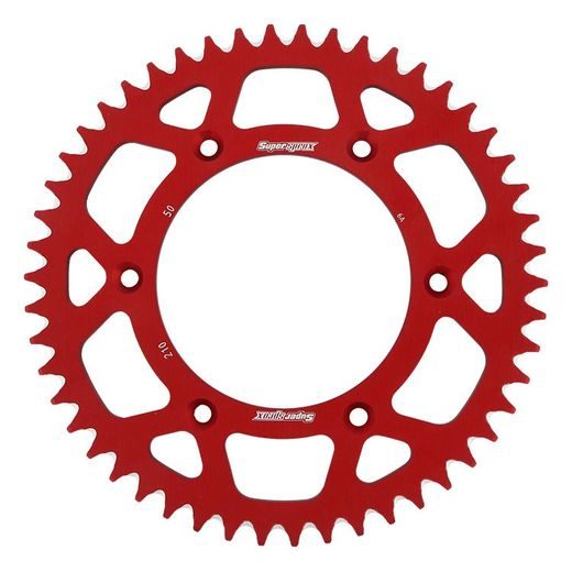 REAR ALU SPROCKET SUPERSPROX RAL-210:50-RED RDEČ 50T, 520