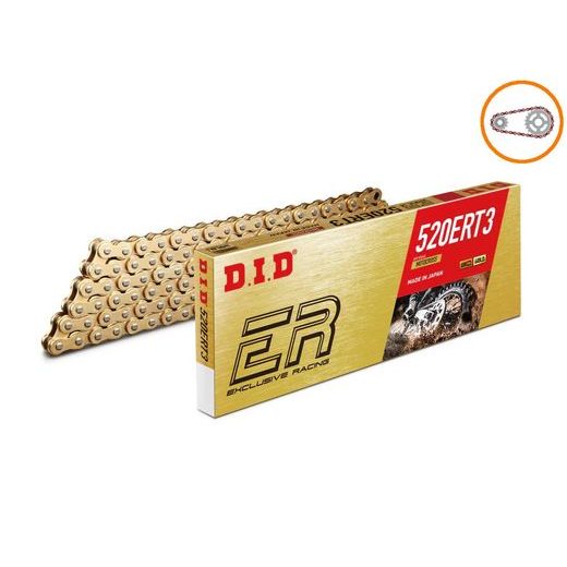 VERIŽNI SET D.I.D CHAIN - ZLAT CHAIN 520 ERT, NON-SEALED, CHK FRONT SPROCKET JT, CHK REAR SPROCKET JT ZA KTM SX-F 520 RACING 2000-2002