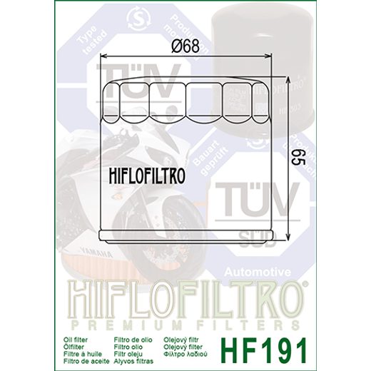 OLJNI FILTER HIFLOFILTRO HF191
