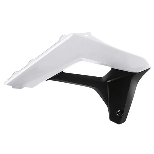 RADIATOR SCOOPS POLISPORT 8424700002 (PAR) WHITE / BLACK