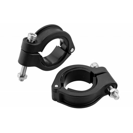 CLAMP SET PUIG BEAM 2.0 22513N 33MM AUXILIARY LIGHTS ČRNA
