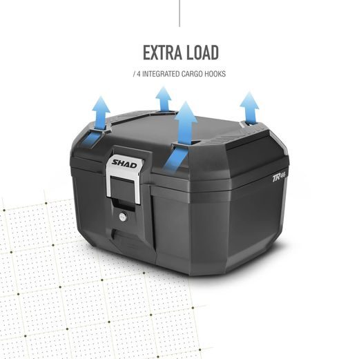 KOVČEK ( TOP CASE ) SHAD TERRA TR46 D0TR46100 ČRN