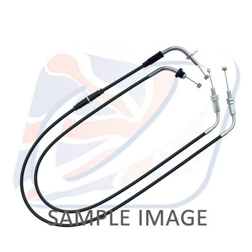 THROTTLE CABLES (PAIR) VENHILL S01-4-117-BK FEATHERLIGHT ČRNA