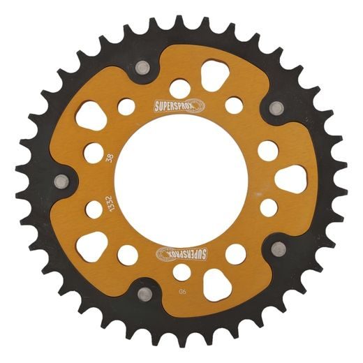 ZADNJI VERIŽNIK (ZOBNIK) SUPERSPROX STEALTH RST-1332:38-GLD ZLATA 38T, 525
