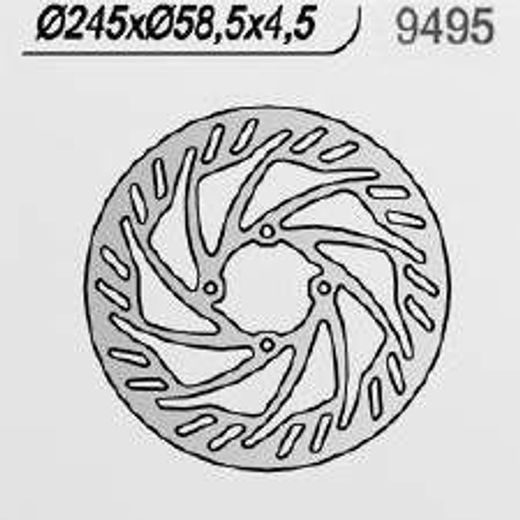 ZAVORNI DISK NG 9495