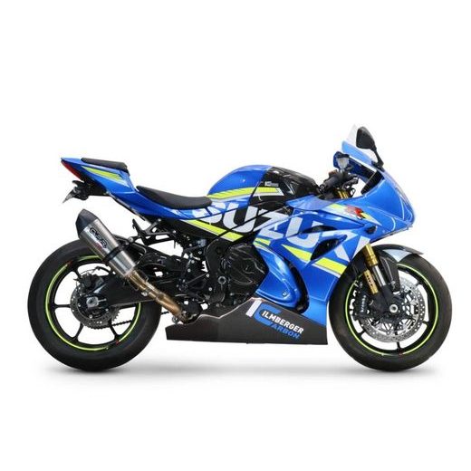 SLIP-ON EXHAUST GPR NEW GRAND PRIX EVO TITANIUM E4.S.198.GPAN.TO BRUSHED TITANIUM INCLUDING REMOVABLE DB KILLER AND LINK PIPE