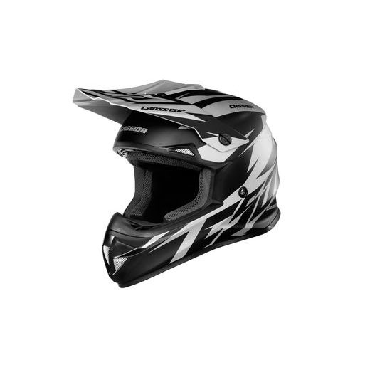 MOTOCROSS HELMET CASSIDA CROSS CUP TWO GREY MATT/ BLACK XS