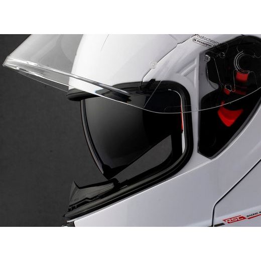 PREKLOPNA ČELADA MT HELMETS ATOM 2 SV BAST A6 MATT WHITE M