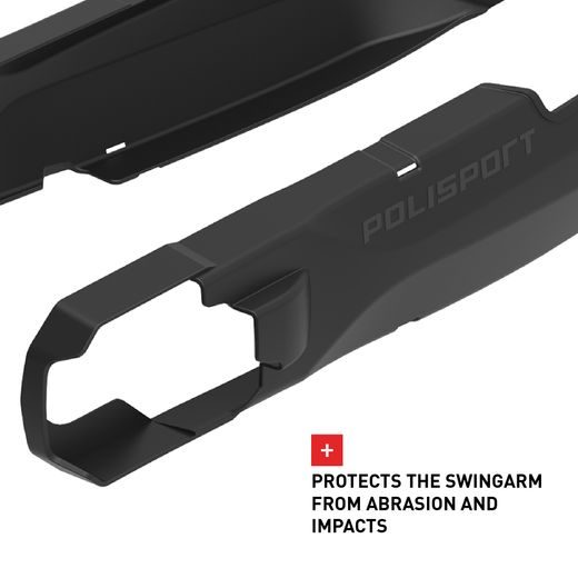 SWINGARM PROTECTORS POLISPORT 8505500001 ČRN