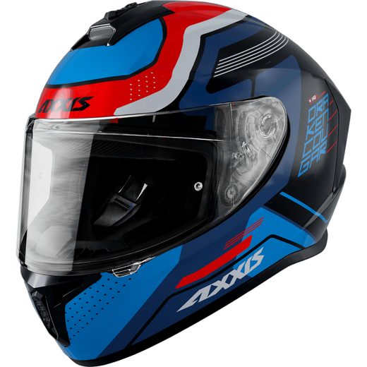 FULL FACE HELMET AXXIS DRAKEN ABS COUGAR B7 MATT BLUE S