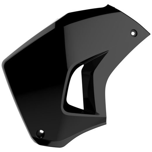 RADIATOR SCOOPS POLISPORT 8420100001 LEVI ČRNA ZA KAWASAKI KLR 650 2008-2018