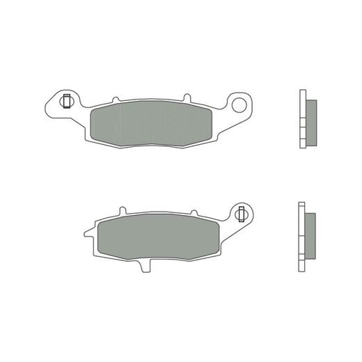 ZAVORNE OBLOGE BREMBO 07KA15CC CC ROAD