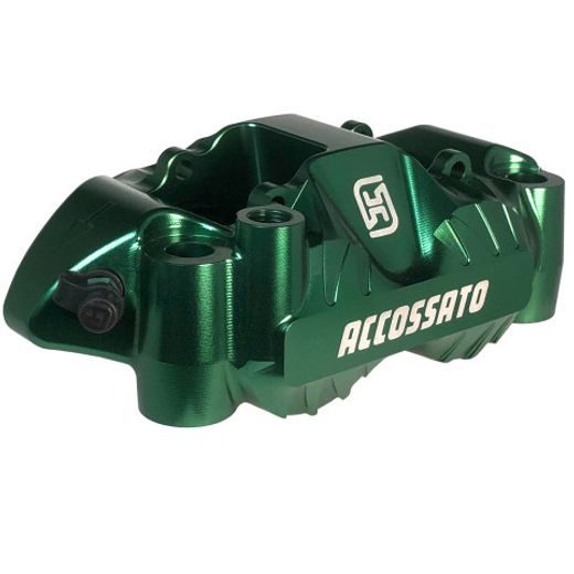 RADIAL BRAKE CALIPER ACCOSSATO PZ004 FORGED MONOBLOCK 108 MM DISTANCE WITH PISTONS IN ALUMINIUM