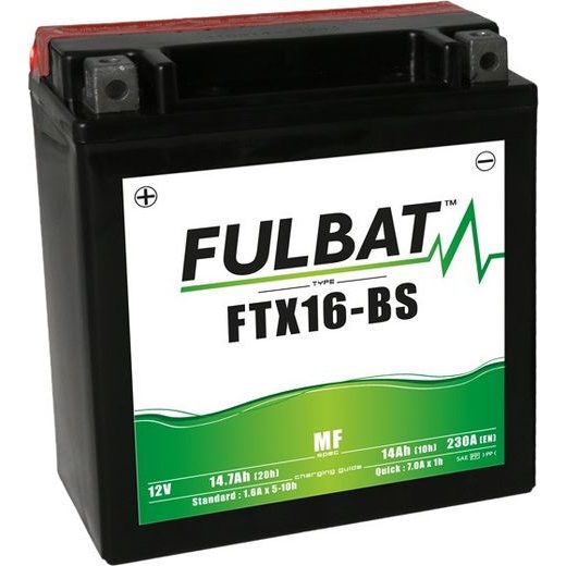 AKUMULATOR BREZ VZDRŽEVANJA FULBAT FTX16-BS (YTX16-BS)