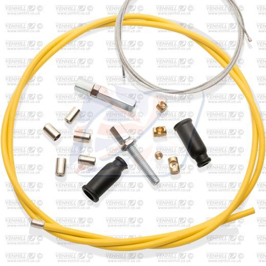 UNIVERZALNI SET ZA ZAJLO ZA PLIN (GAS ZAJLA) VENHILL U01-4-100-YE 6MM OUTER (1.35M) RUMENA