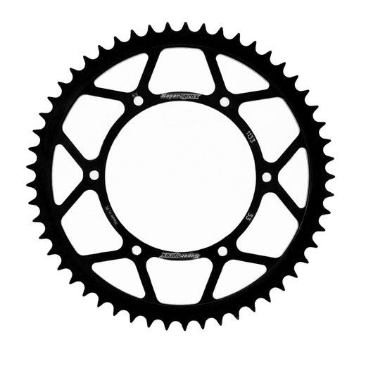 ZADNJI VERIŽNIK (ZOBNIK) SUPERSPROX RFE-1133:53-BLK ČRNA 53T, 420