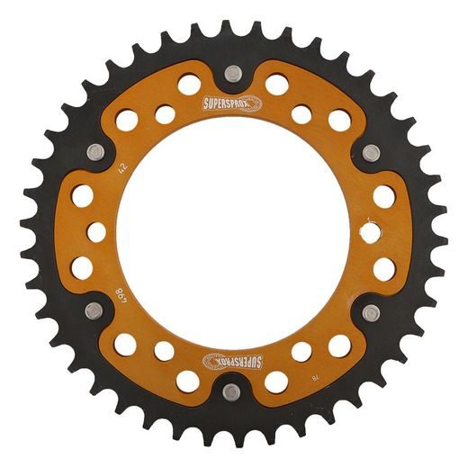 REAR SPROCKET SUPERSPROX STEALTH RST-498:42-GLD ZLATA 42T, 525