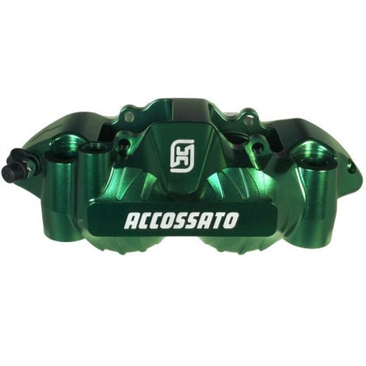 RADIAL BRAKE CALIPER ACCOSSATO PZ004 FORGED MONOBLOCK 108 MM DISTANCE WITH PISTONS IN ALUMINIUM