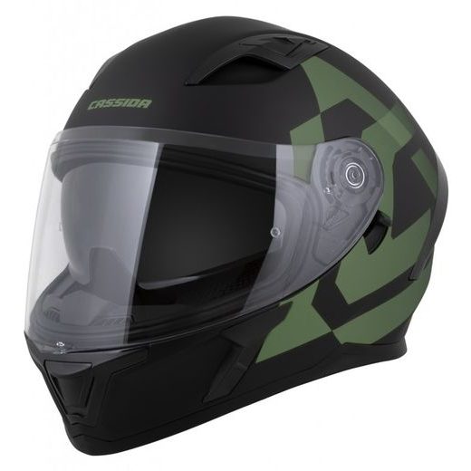 INTEGRALNA ČELADA CASSIDA ORBIT GRIND BLACK MATT/ARMY GREEN XL