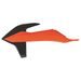 RADIATOR SCOOPS POLISPORT 8422100028 ORANGE KTM16/BLACK