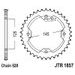 VERIŽNI SET D.I.D CHAIN - SREBRNA CHAIN 520 VX, X-RING (X, NX, QX, XS), CHK FRONT SPROCKET JT, CHK REAR SPROCKET JT ZA ATV YAMAHA YFM 700 RAPTOR 2006-2024