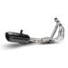 FULL EXHAUST SYSTEM 3X1 MIVV SUONO Y.042.L9 STEEL BLACK