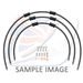 STANDARD FRONT BRAKE HOSE KIT VENHILL POWERHOSEPLUS SUZ-7002FS-BK (3 CEVI V KOMPLETU) BLACK HOSES, STAINLESS STEEL FITTINGS