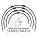STANDARD FRONT BRAKE HOSE KIT VENHILL POWERHOSEPLUS SUZ-7001FS-BK (5 CEVI V KOMPLETU) BLACK HOSES, STAINLESS STEEL FITTINGS
