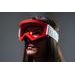 GOGGLES ARIETE PURAVIDA PURA 14970-PRBR RED / CLEAR LENS NO PINS