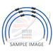 STANDARD FRONT BRAKE HOSE KIT VENHILL POWERHOSEPLUS DUC-7002F-SB (3 CEVI V KOMPLETU) SOLID BLUE HOSES, CHROMED FITTINGS