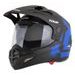 MOTOCROSS HELMET CASSIDA TOUR 2.0 CREW BLACK MATT/BLUE S