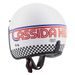 JET HELMET CASSIDA OXYGEN RONDO WHITE/ RED/ BLUE/ BLACK S