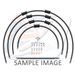 STANDARD FRONT BRAKE HOSE KIT VENHILL POWERHOSEPLUS SUZ-7001F-BK (5 CEVI V KOMPLETU) BLACK HOSES, CHROMED FITTINGS