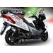 CELOTEN IZPUŠNI SISTEM GPR POWER BOMB KYM.CAT.6.BOMB BRUSHED STAINLESS STEEL