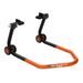UNIVERSAL REAR STAND LV8 E620LG.KO WITH RUBBER CURSORS BLACK/ORANGE