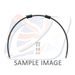 STANDARD FRONT BRAKE HOSE KIT VENHILL POWERHOSEPLUS TRI-8003FS-BK (3 CEVI V KOMPLETU) BLACK HOSES, STAINLESS STEEL FITTINGS