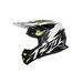 MOTOCROSS HELMET CASSIDA CROSS CUP TWO WHITE/ YELLOW FLUO/ BLACK/ GREY S