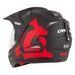MOTOCROSS HELMET CASSIDA TOUR 2.0 CREW BLACK MATT/RED M