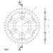 VERIŽNI SET EK - ZLAT CHAIN 525 SRX, X-RING (X, NX, QX, XS), CHK FRONT SPROCKET JT CHK RUBBER CUSHIONED, CHK REAR SPROCKET SUPERSPROX STEALTH ZA KAWASAKI Z 1000 SX 2011-2019