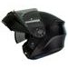 FLIP UP HELMET AXXIS STORM SV S SOLID A1 MATT BLACK XS