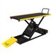 MOTORCYCLE LIFT LV8 GOLDRAKE 400 FLOOR VERSION EG400P.Y WITH FOOT PEDAL PUMP (BLACK AND YELLOW RAL 1021)